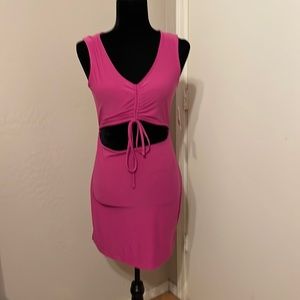 Stretchy cut out dress